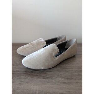Birdies The Starling Champagne Crushed Velvet Loafers Flats Womens 9W